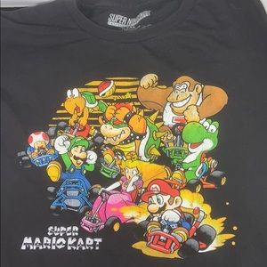 Vintage Style Nintendo Sunset Mario Kart T-shirt